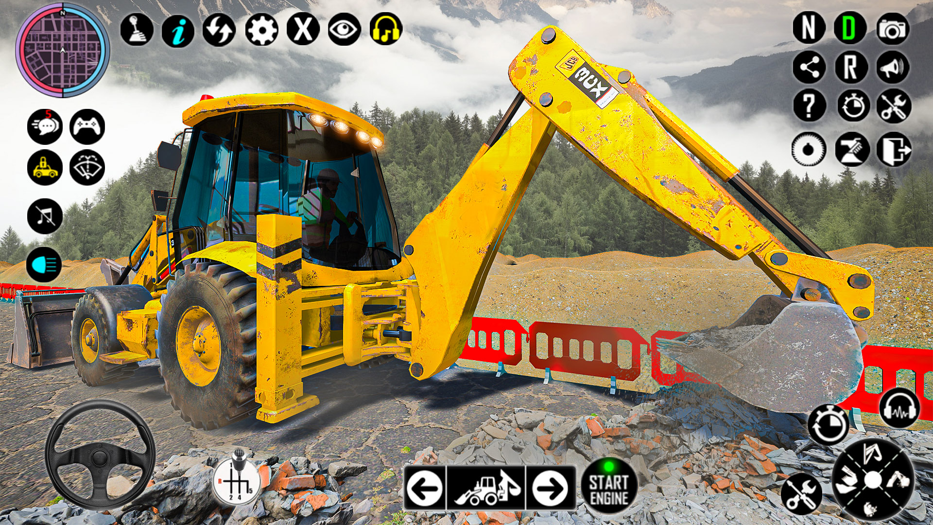 اسکرین شات 2 بازی JCB Game Excavator Machines