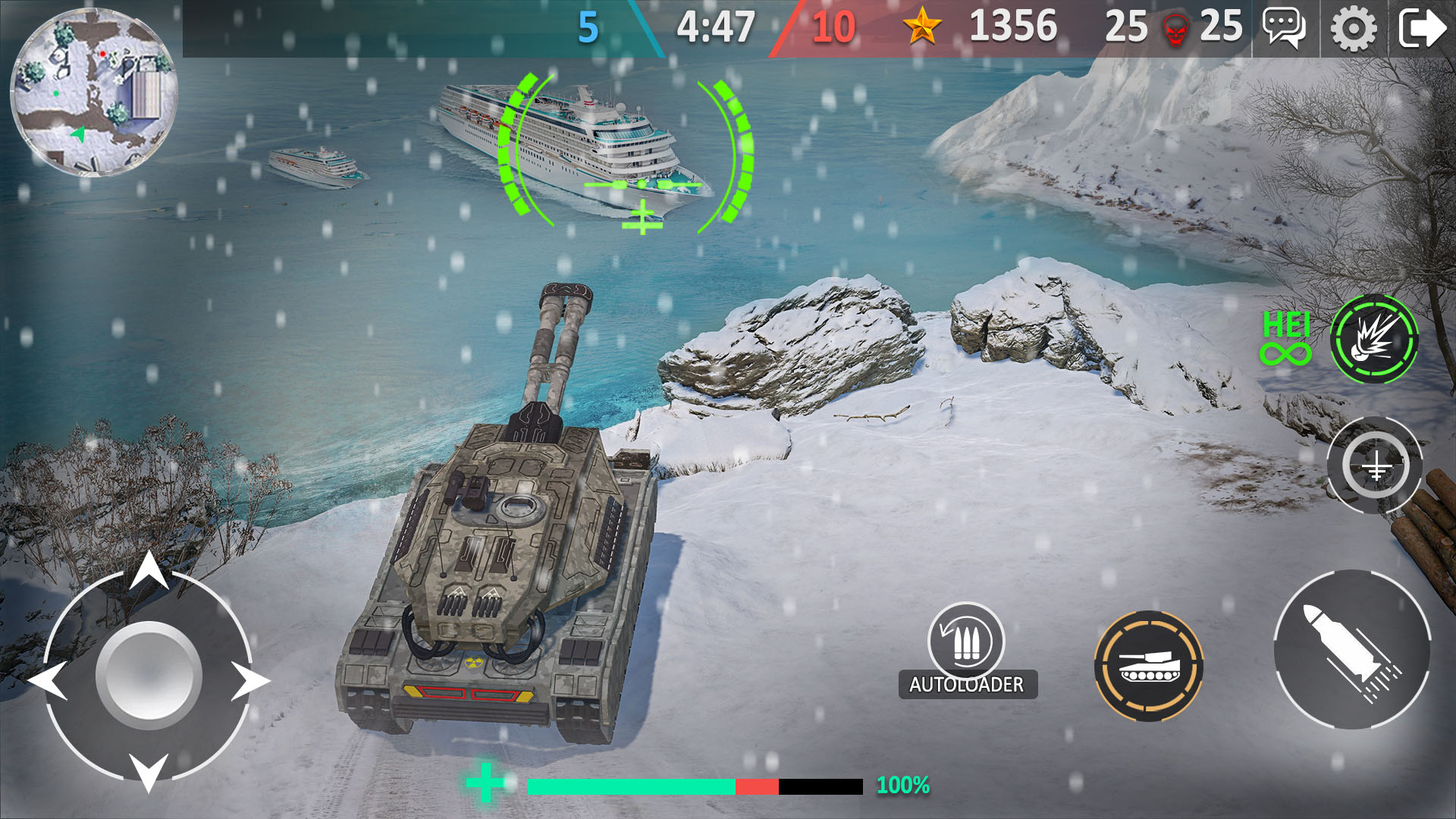 اسکرین شات 2 برنامه Battle of War Games: Tank Game