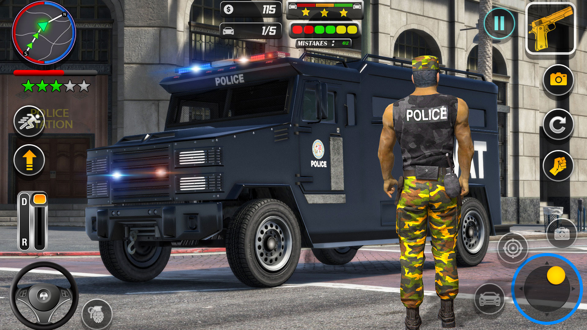 اسکرین شات 1 بازی US Police Car Chase Thief Game