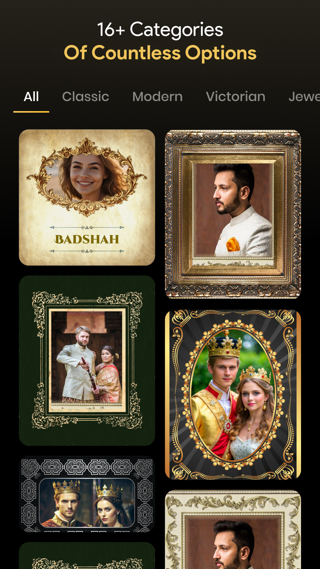 اسکرین شات 2 برنامه Royal Photo Frames And Effects