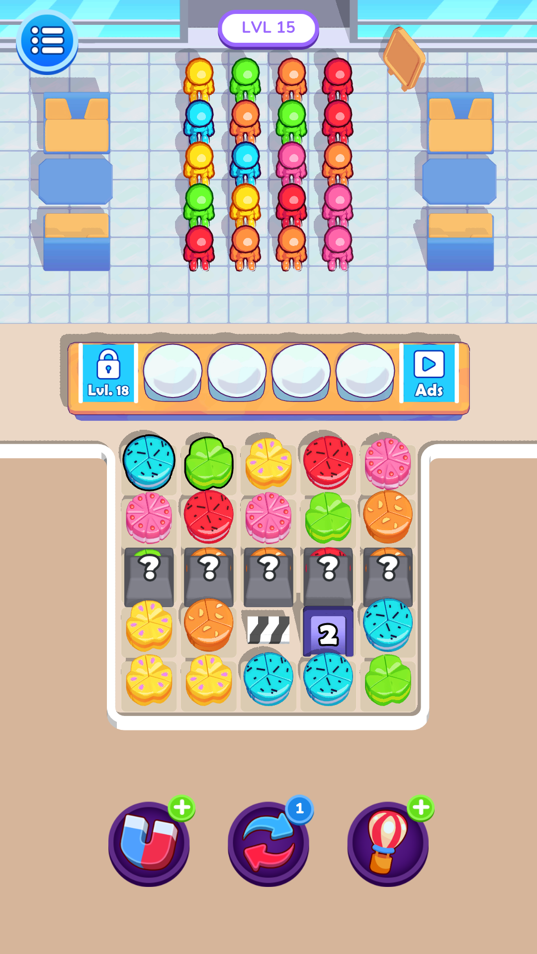 اسکرین شات 5 بازی Cake Away Match Puzzle