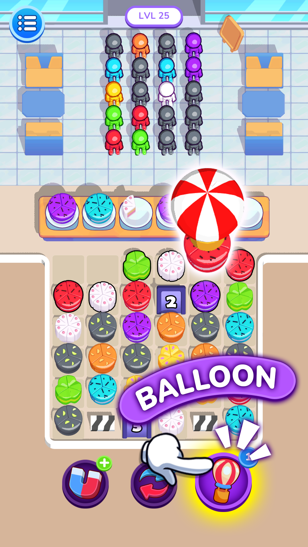 اسکرین شات 4 بازی Cake Away Match Puzzle