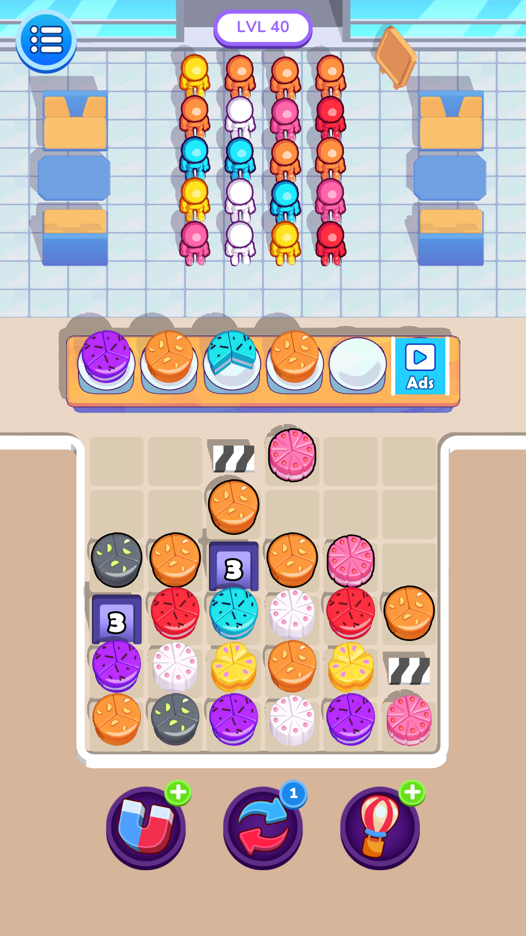 اسکرین شات 3 بازی Cake Away Match Puzzle
