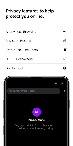 اسکرین شات 4 برنامه Cake Web Browser-Free VPN, Fast, Private, Adblock