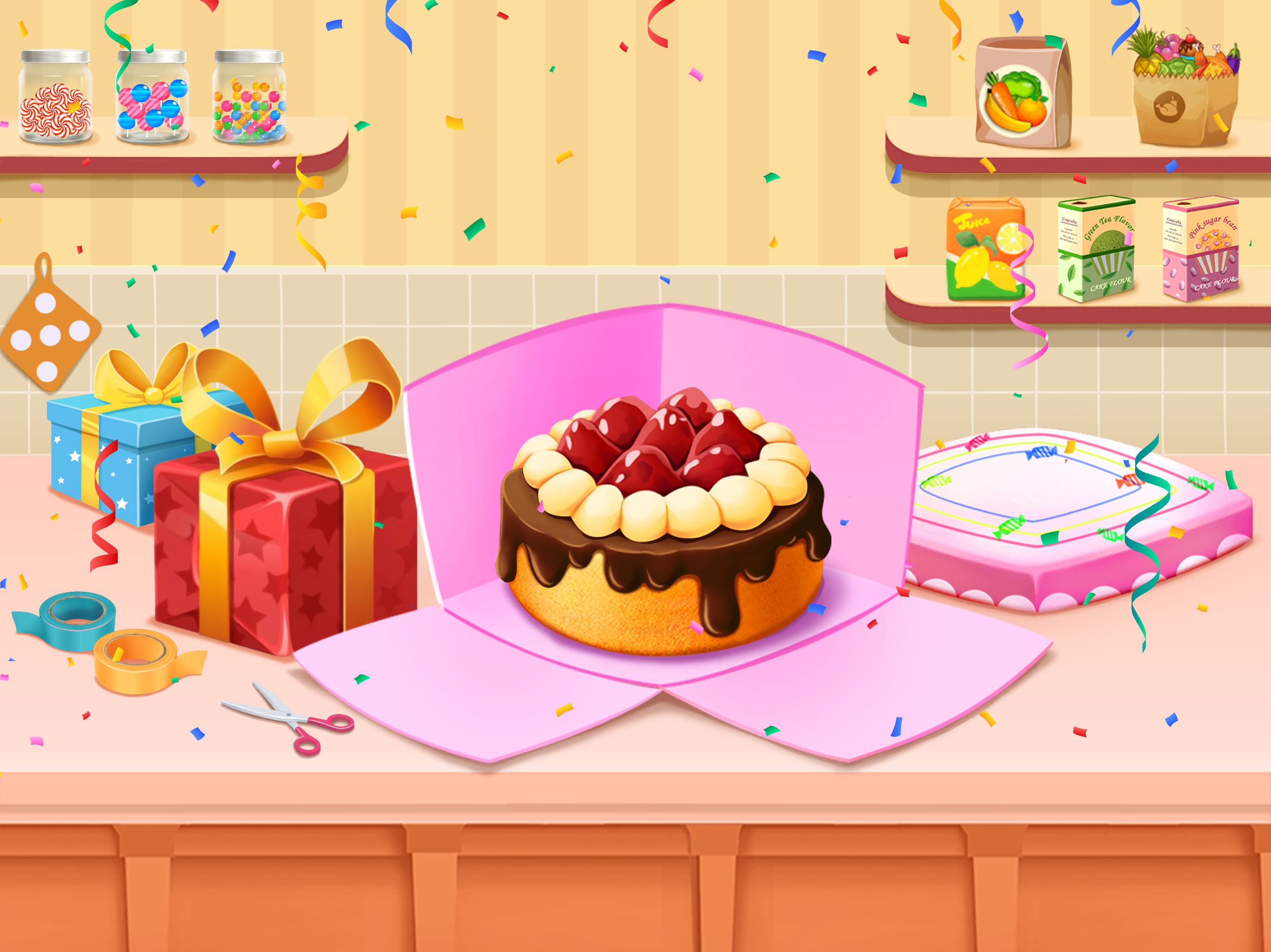 اسکرین شات 4 برنامه Cake Maker Baking Kitchen