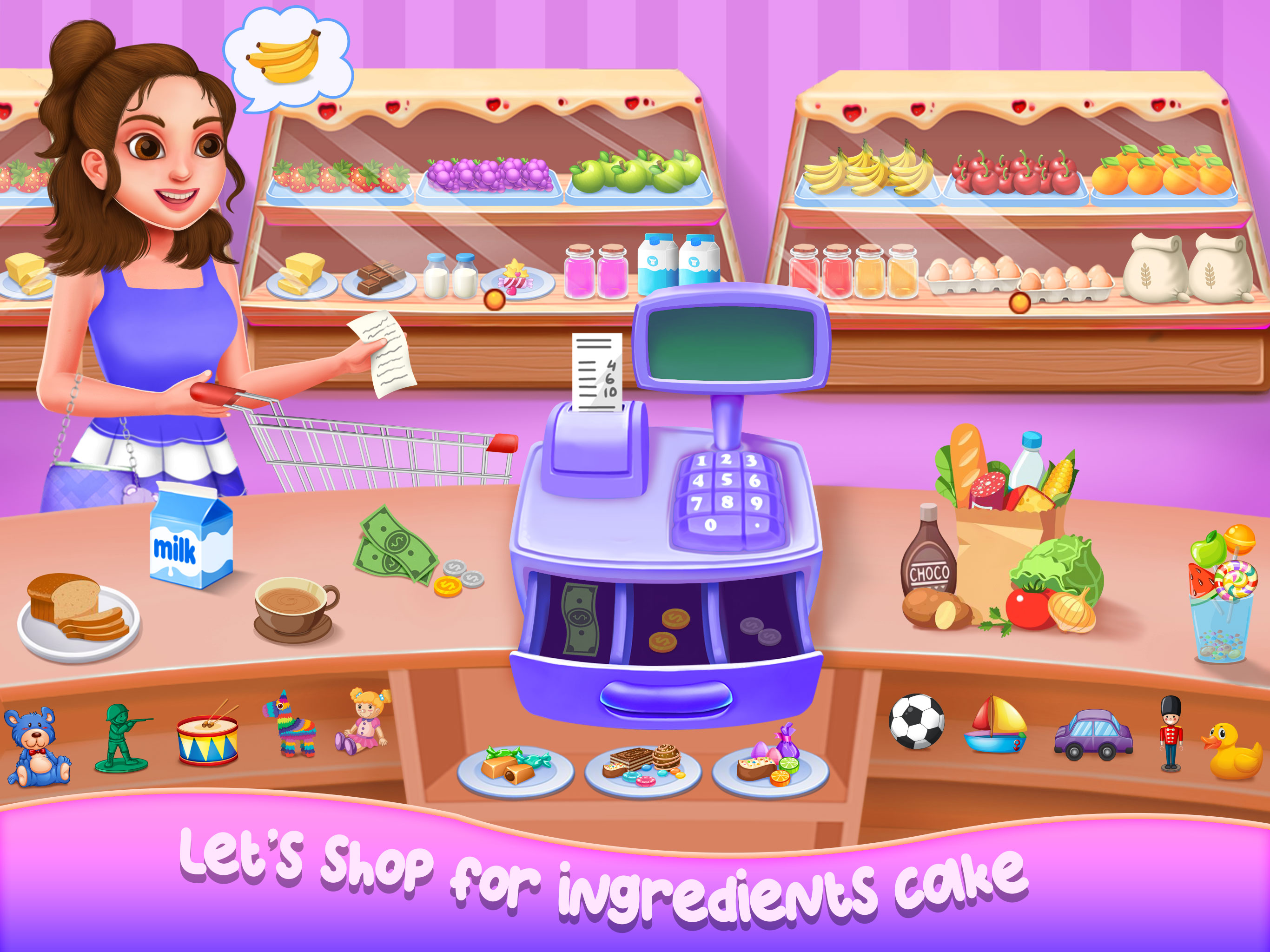 اسکرین شات 5 برنامه Cake Maker Baking Kitchen