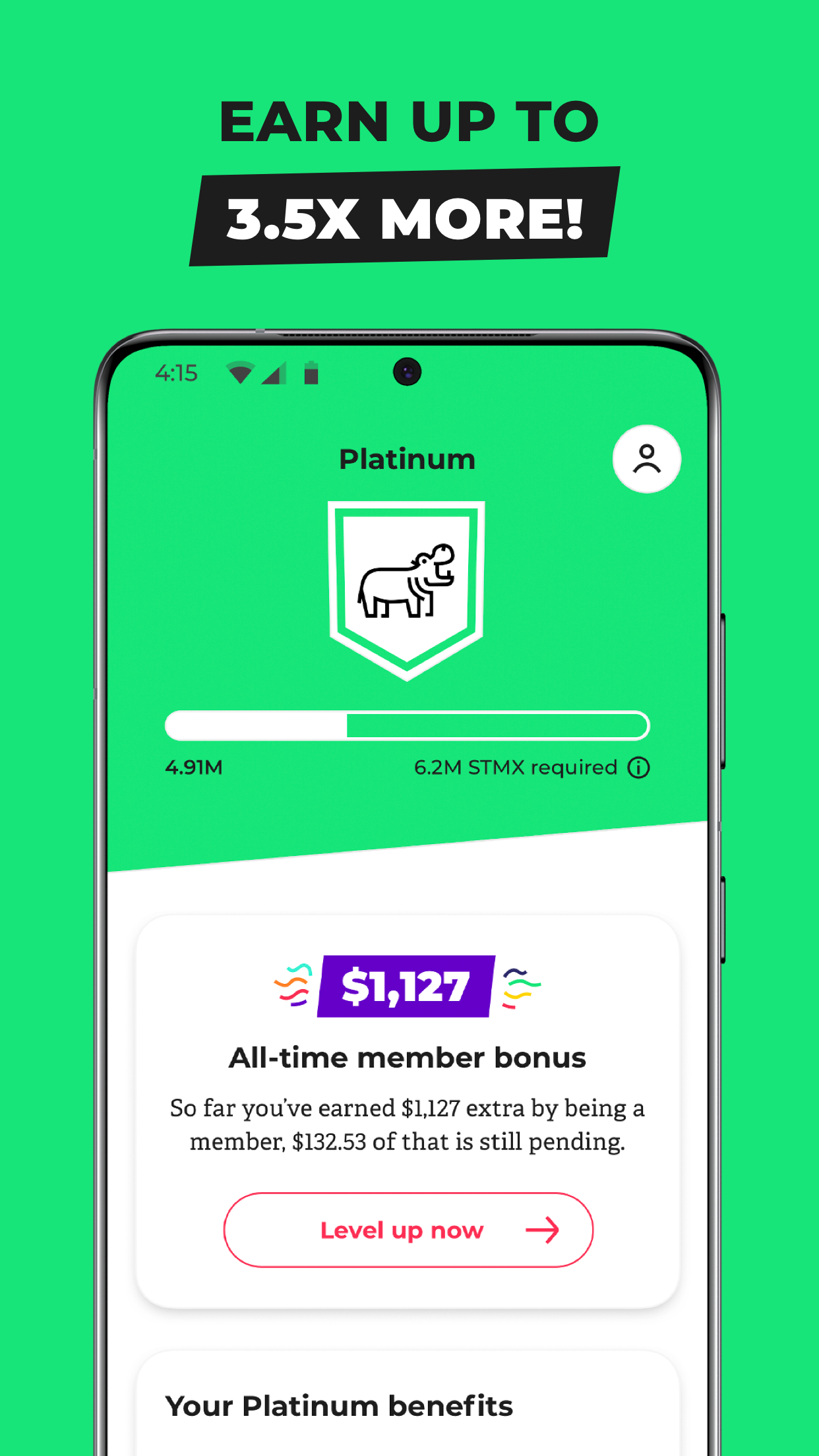 اسکرین شات 5 برنامه StormX: Shop and Earn Crypto