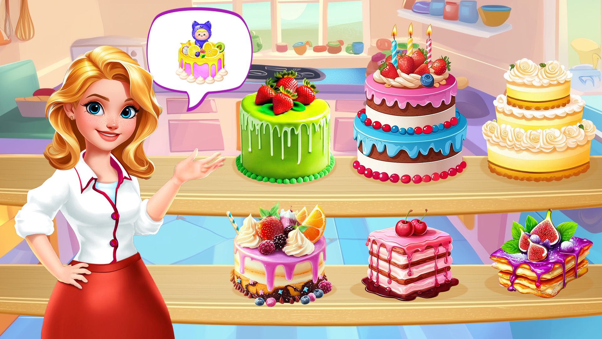 اسکرین شات 5 بازی Cake Maker: DIY Cake Games