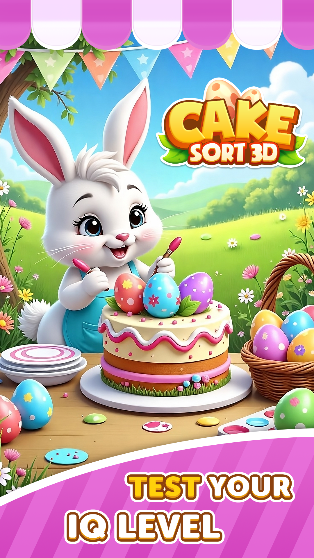 اسکرین شات 1 بازی Cake Sort 3D