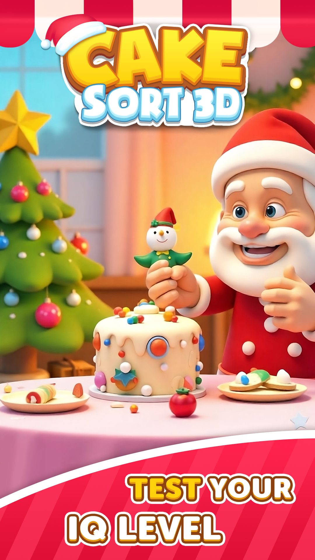 اسکرین شات 1 بازی Cake Sort 3D