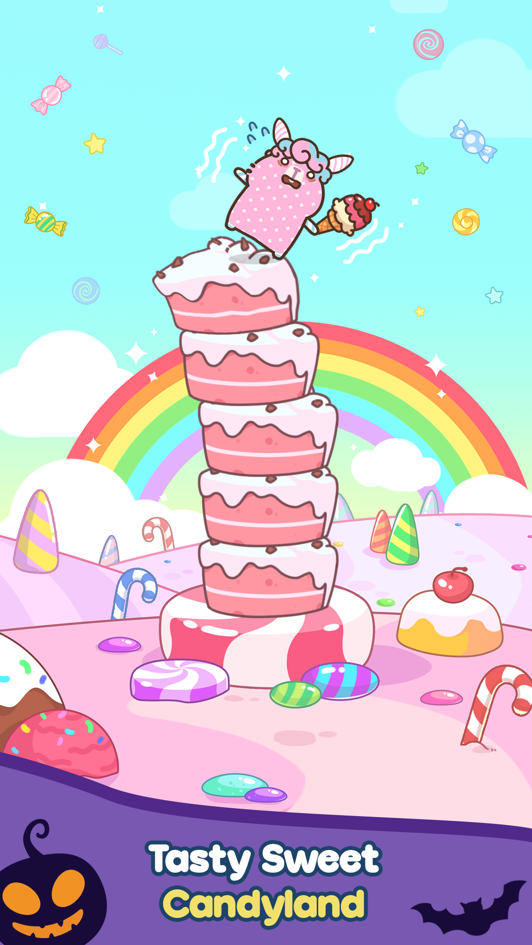 اسکرین شات 4 بازی Capybara Jump: Cake Tower
