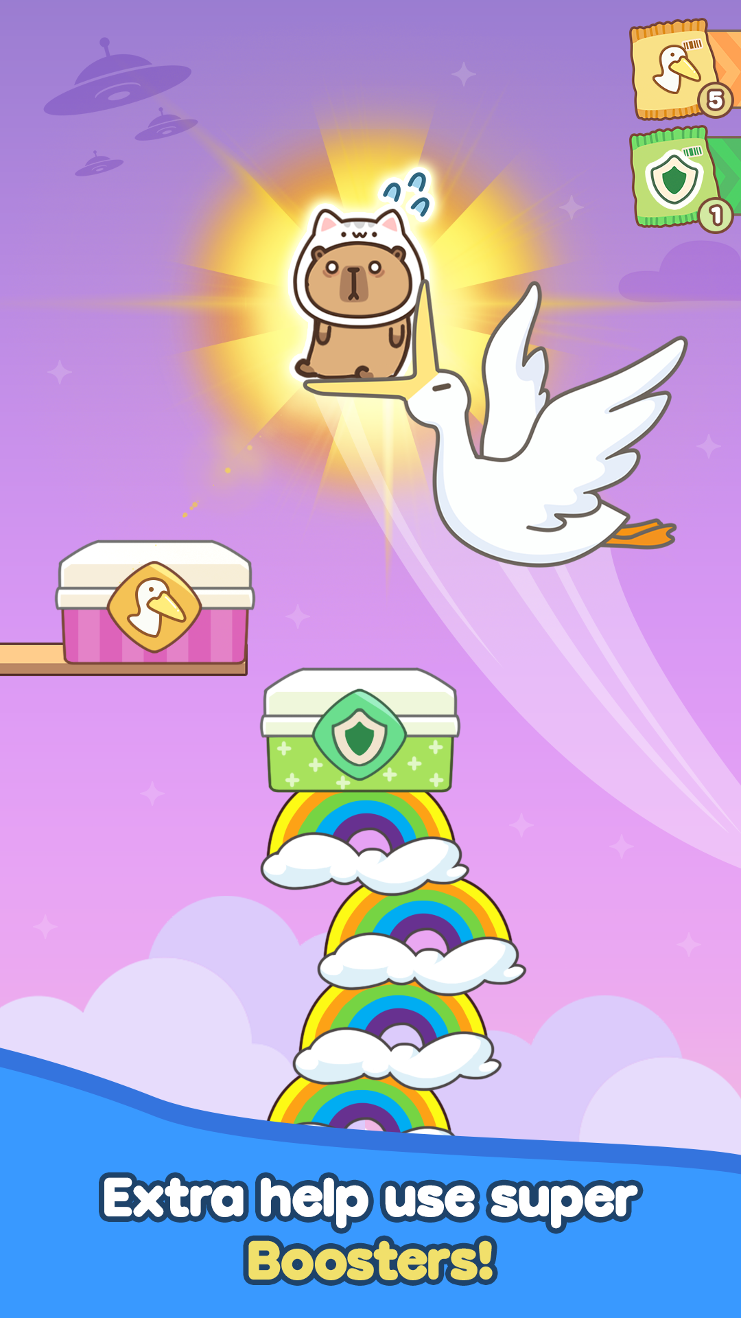 اسکرین شات 4 بازی Capybara Jump: Cake Tower