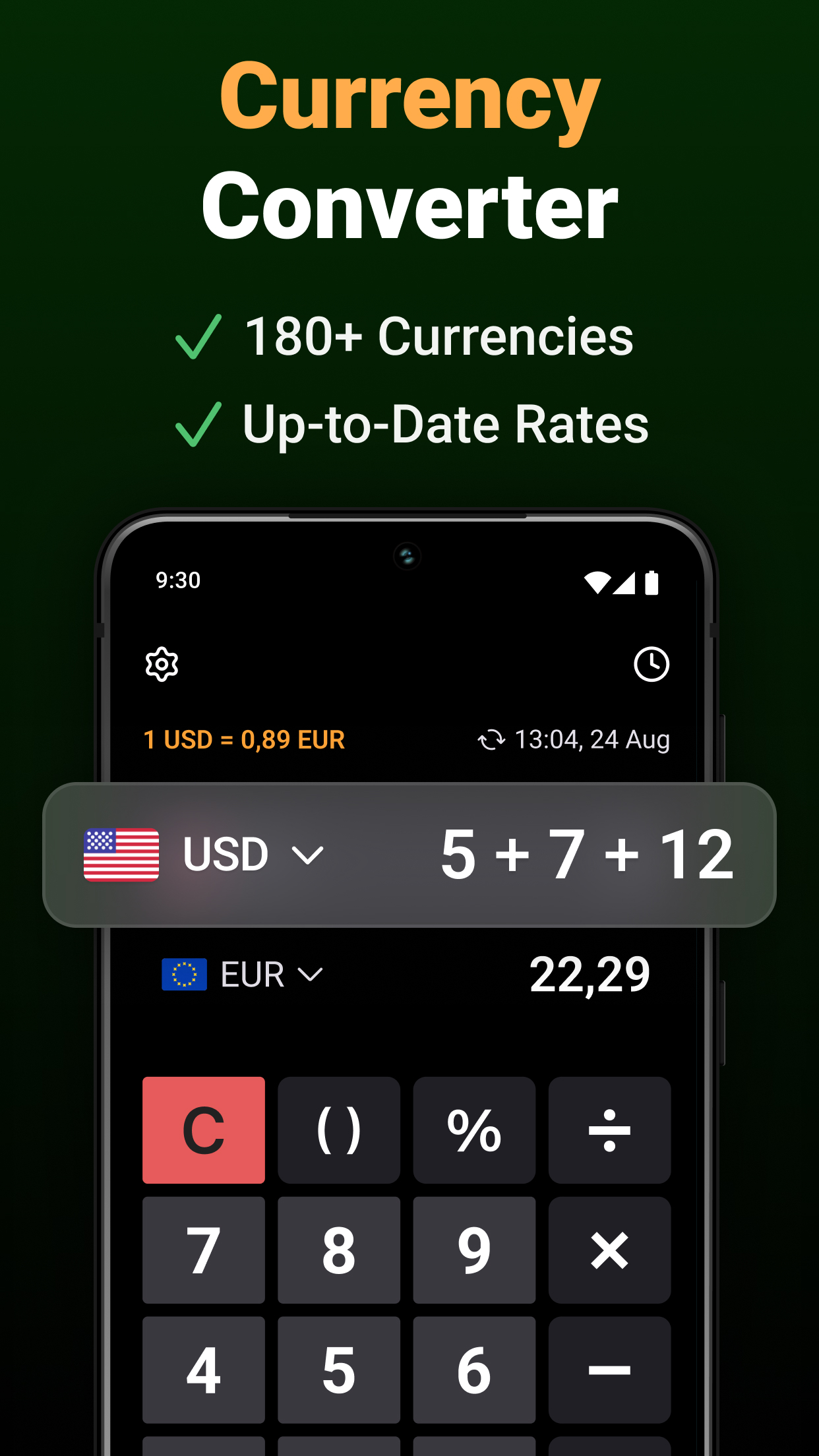اسکرین شات 3 برنامه Calculator One