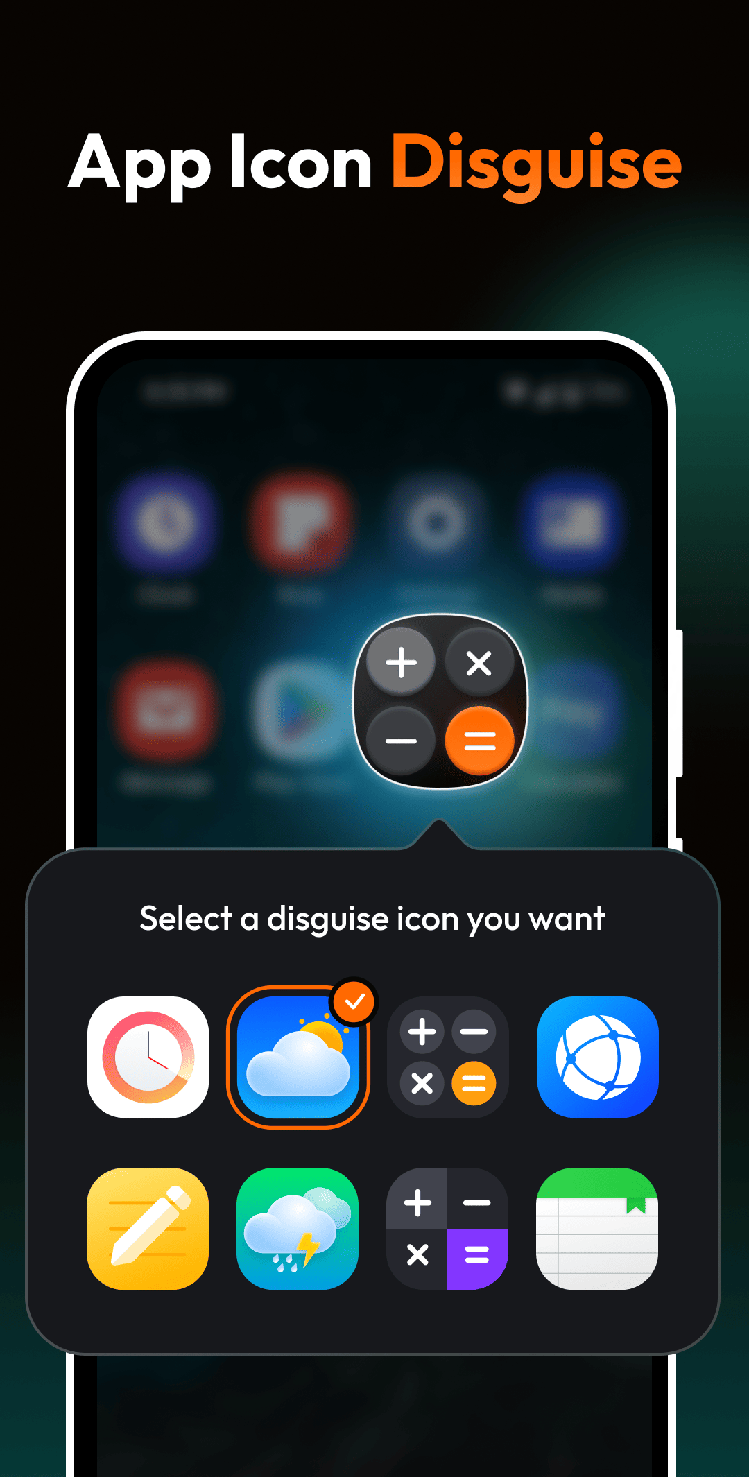 اسکرین شات 5 برنامه Calculator: App Hider & Locker