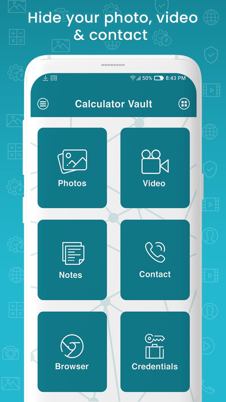 اسکرین شات 2 برنامه Calculator Vault - Hide Photos