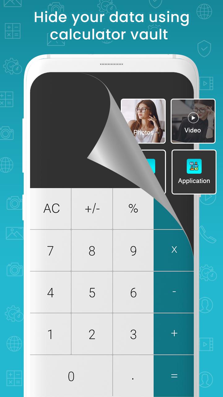 اسکرین شات 1 برنامه Calculator Vault - Hide Photos