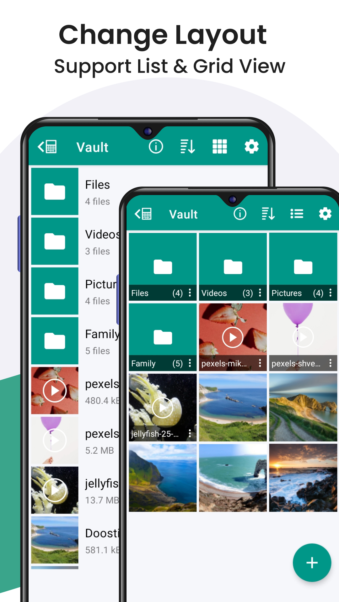 اسکرین شات 4 برنامه Calculator Vault- Gallery Lock