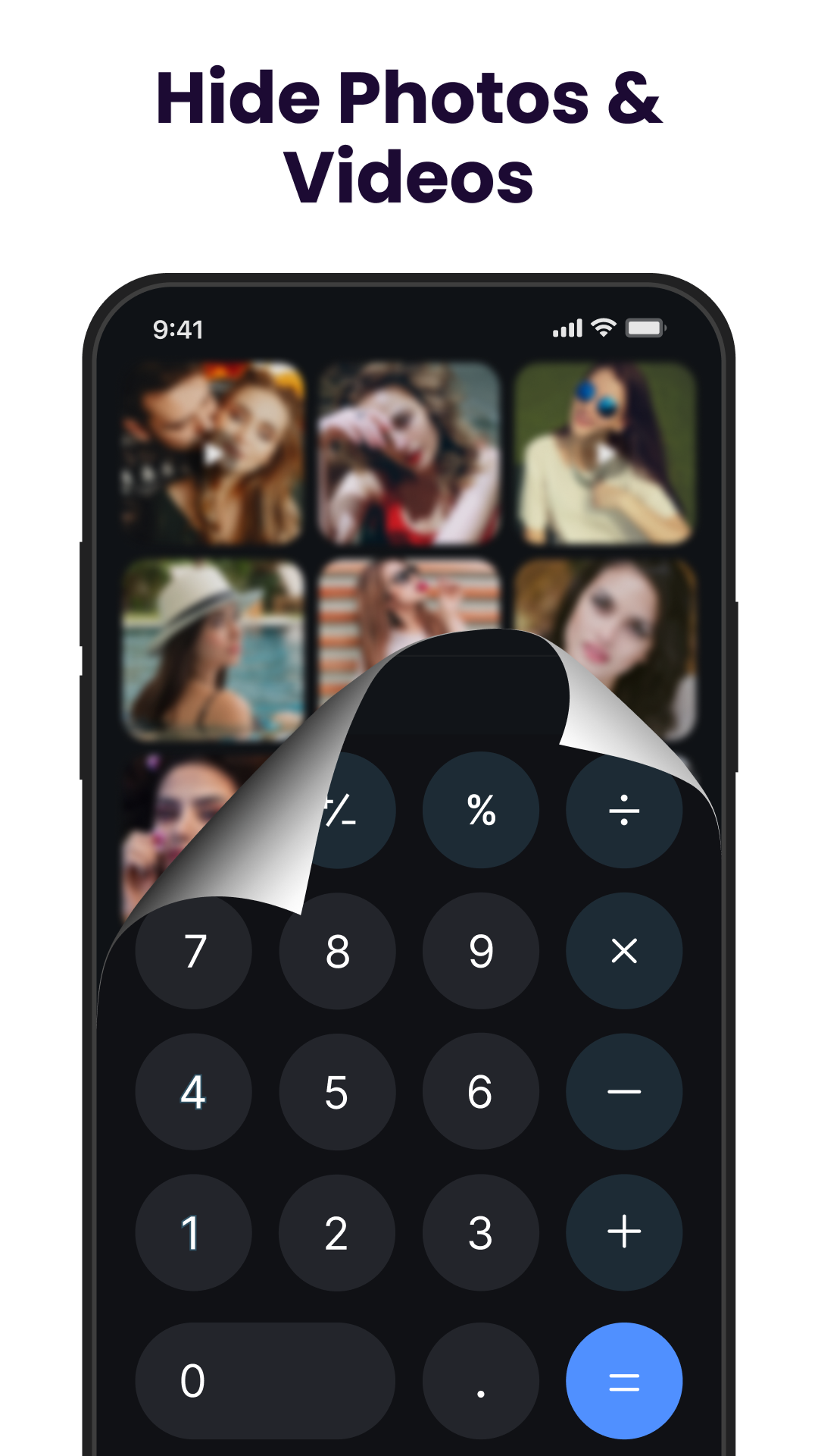 اسکرین شات 2 برنامه Calculator - Hide apps, Photo