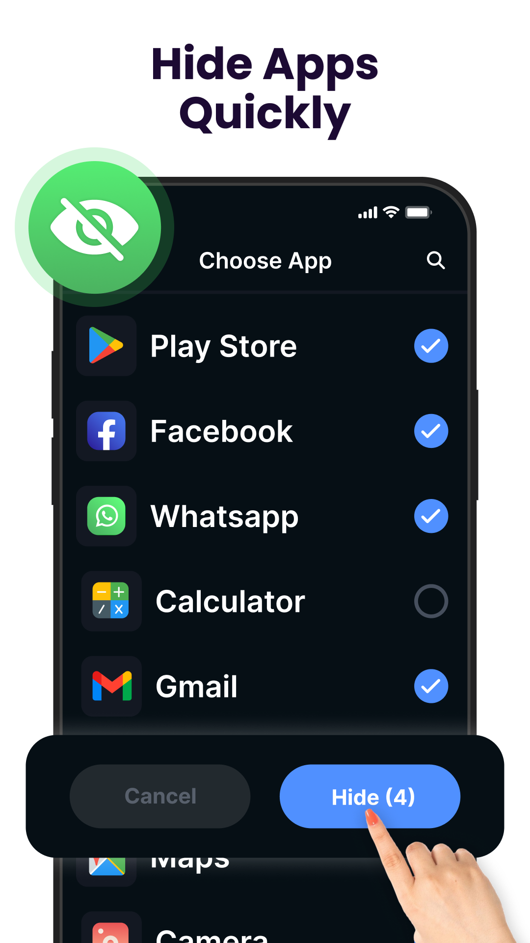 اسکرین شات 2 برنامه Calculator - Hide apps, Photo