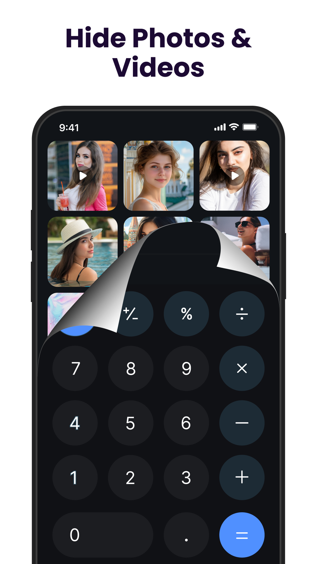 اسکرین شات 3 برنامه Calculator - Hide apps, Photo