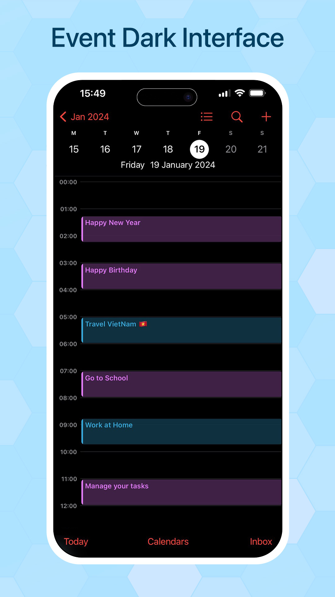اسکرین شات 6 برنامه Calendar: To do list, Schedule