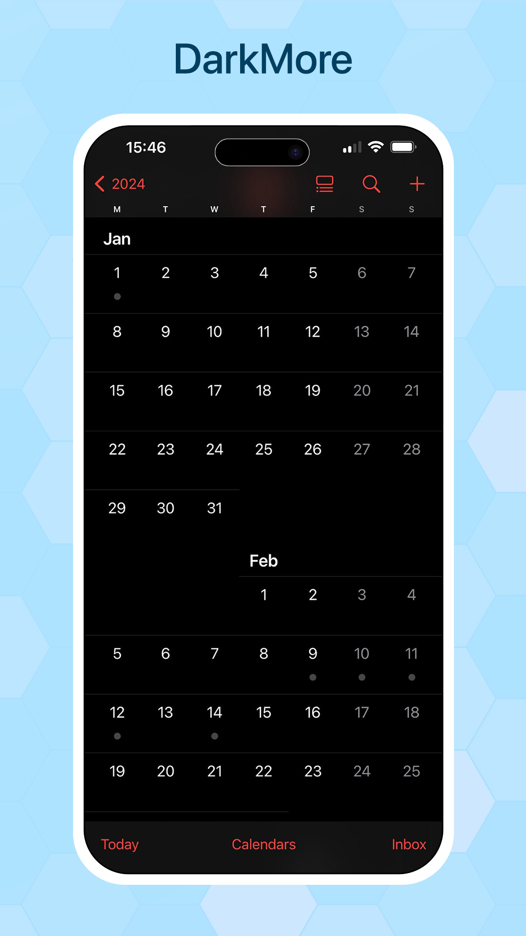 اسکرین شات 4 برنامه Calendar: To do list, Schedule
