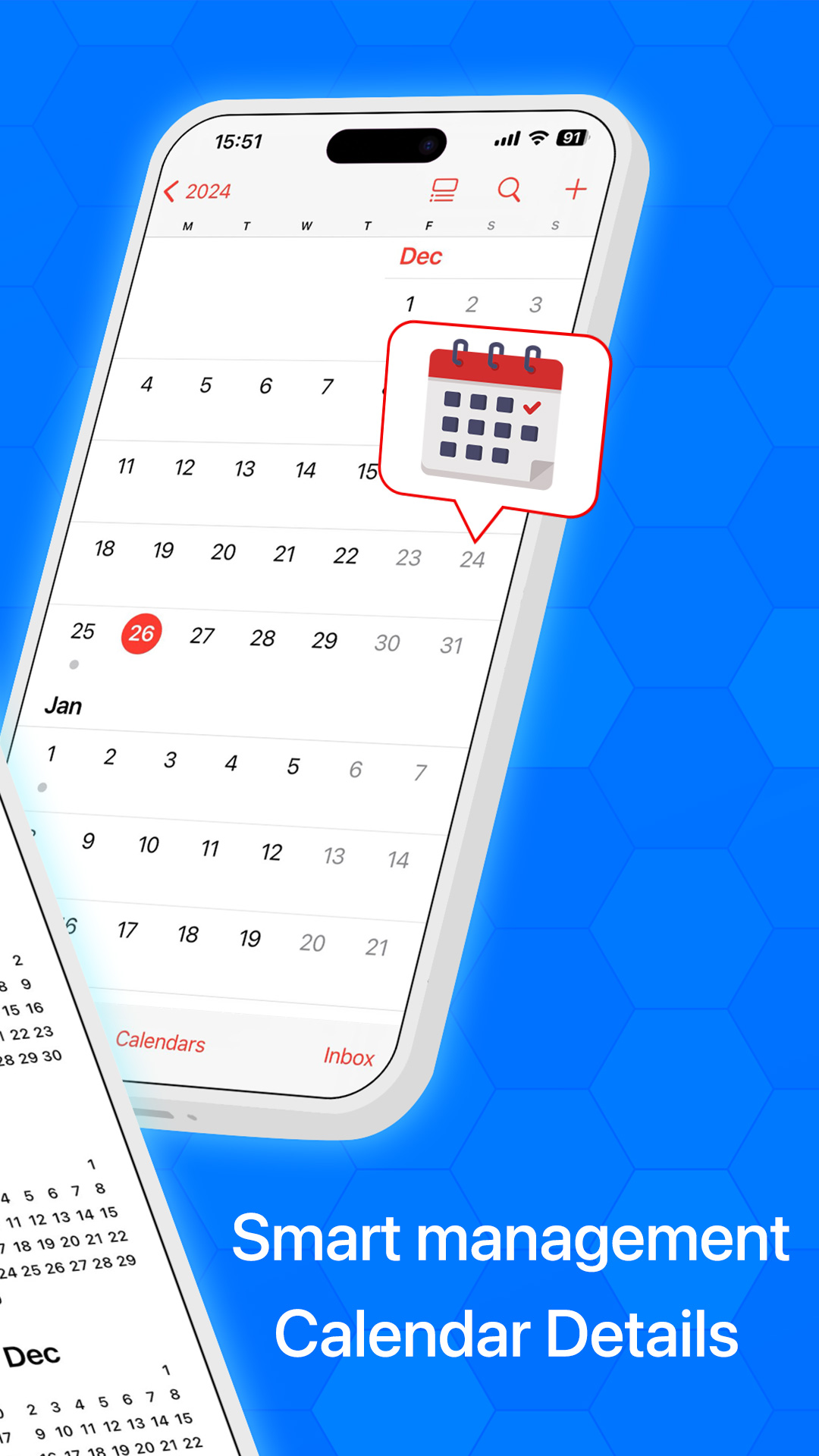 اسکرین شات 2 برنامه Calendar: To do list, Schedule