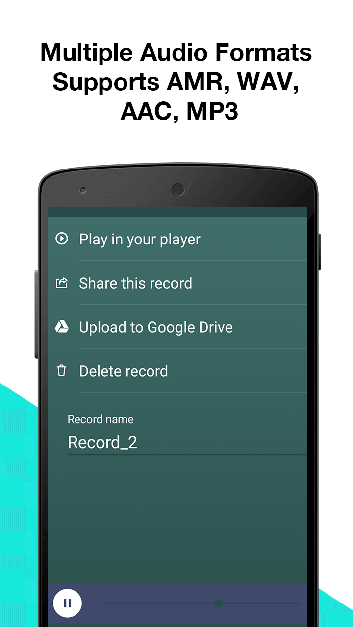 اسکرین شات 2 برنامه Call Recorder