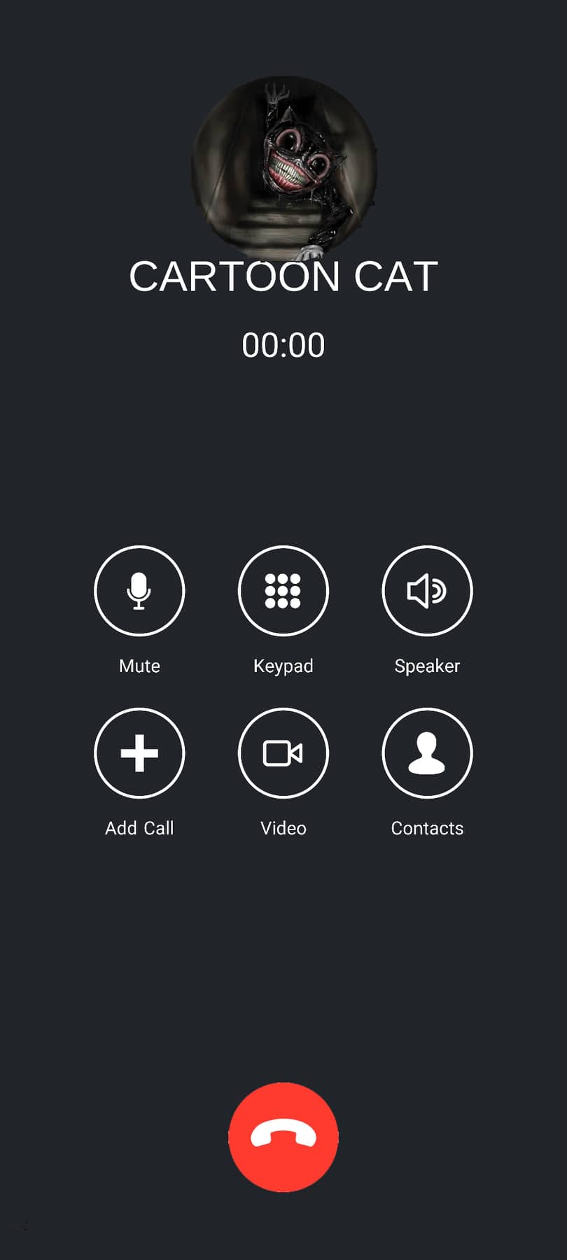 اسکرین شات 1 بازی fake call from Cartoon Cat