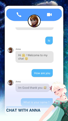 اسکرین شات 6 بازی Call Elssa Chat + video call (Simulation)