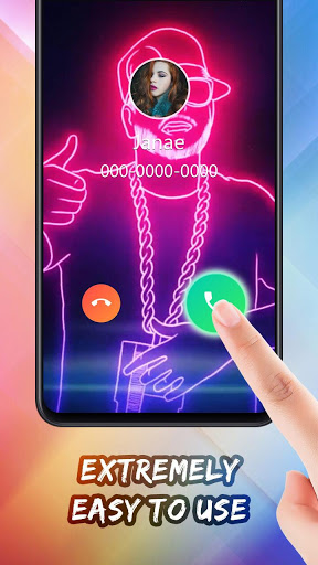 اسکرین شات 4 برنامه Color Call Flash- Call Screen, Color Phone Flash