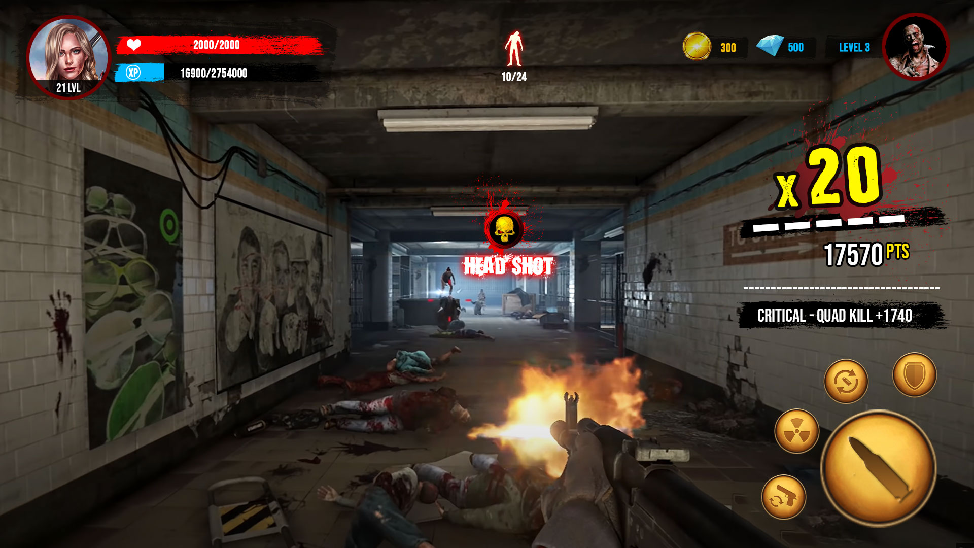 اسکرین شات 2 بازی Call of Zombie Survival Games