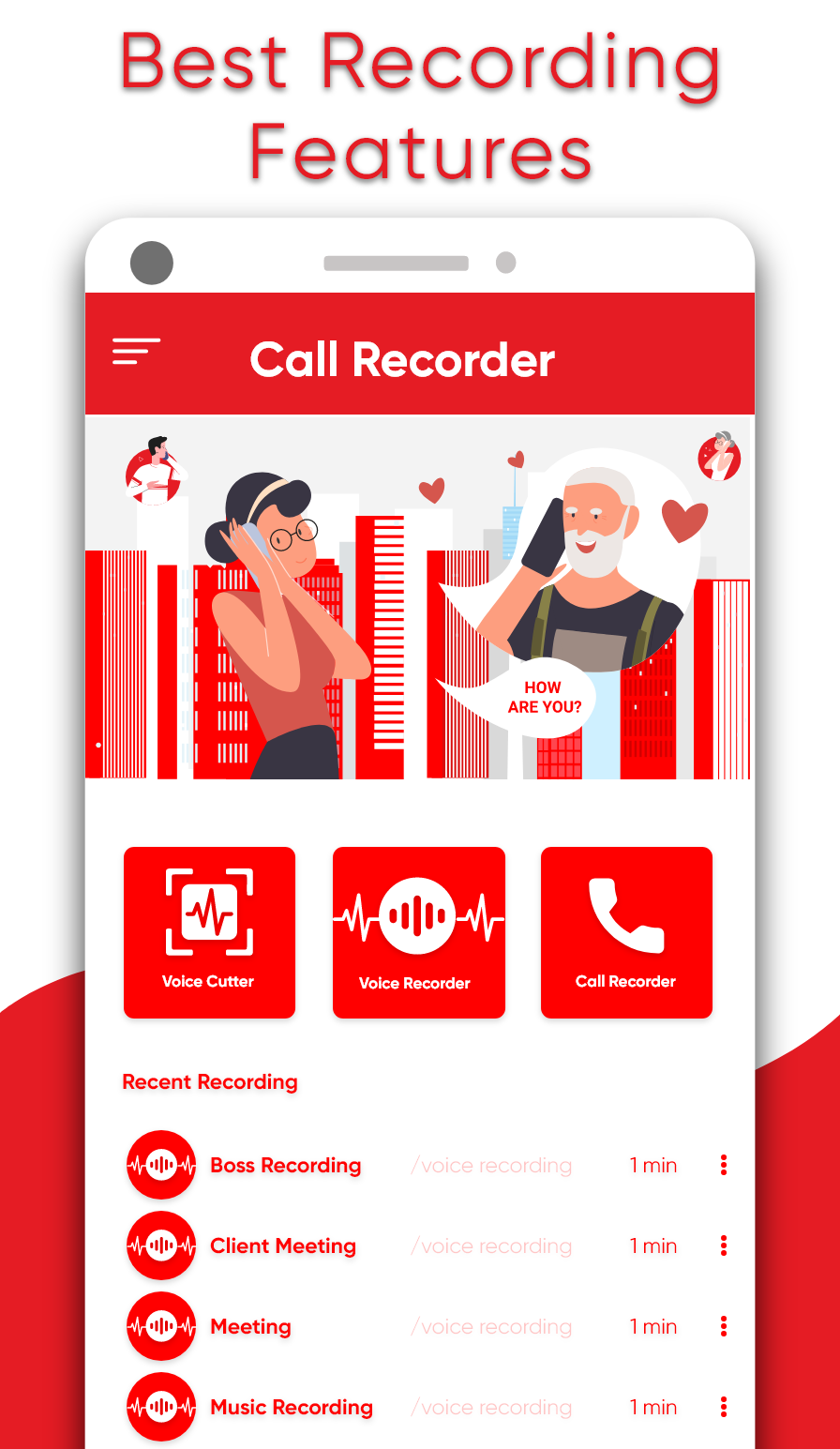 اسکرین شات 6 برنامه Call Recorder - Tapeacall