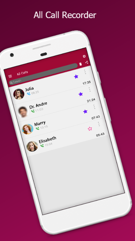 اسکرین شات 1 برنامه Call Recorder 2023