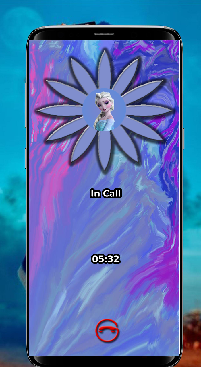 اسکرین شات 3 برنامه Call From Princess Elsa video