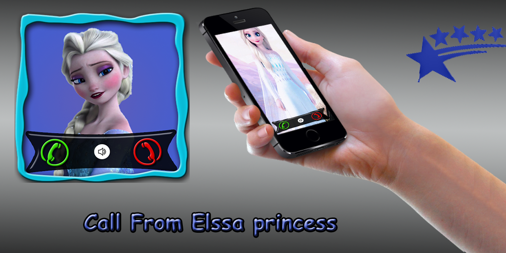 اسکرین شات 1 برنامه Call From Princess Elsa video