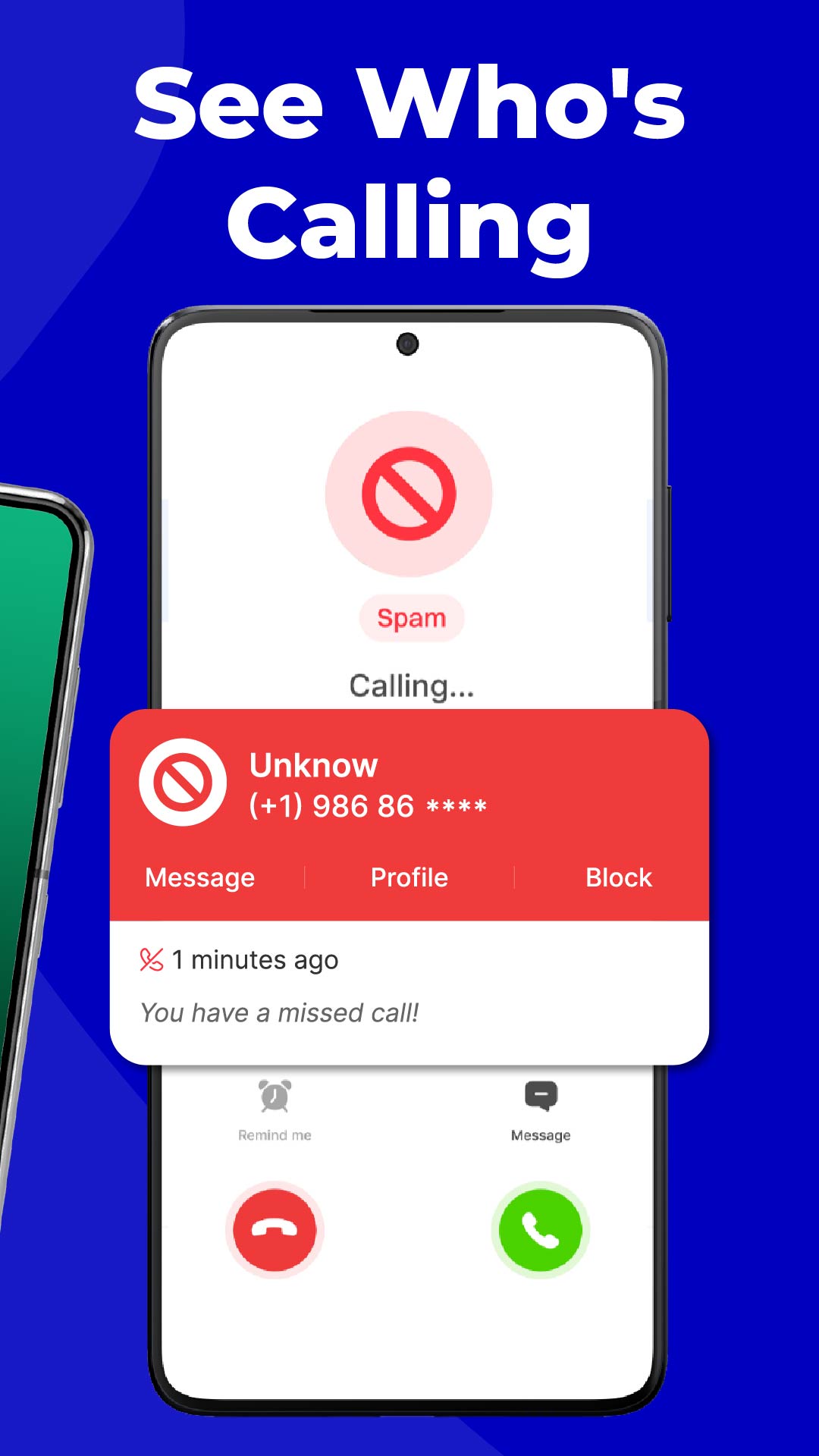اسکرین شات 2 برنامه Caller ID - Block Spam Call