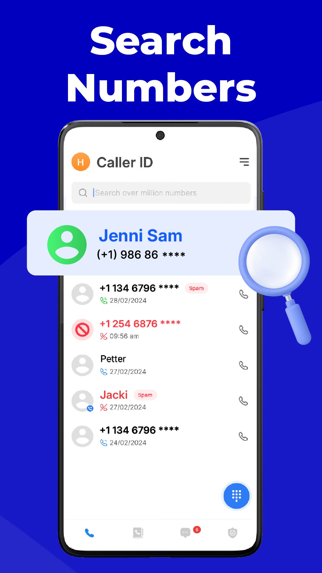 اسکرین شات 4 برنامه Caller ID - Block Spam Call