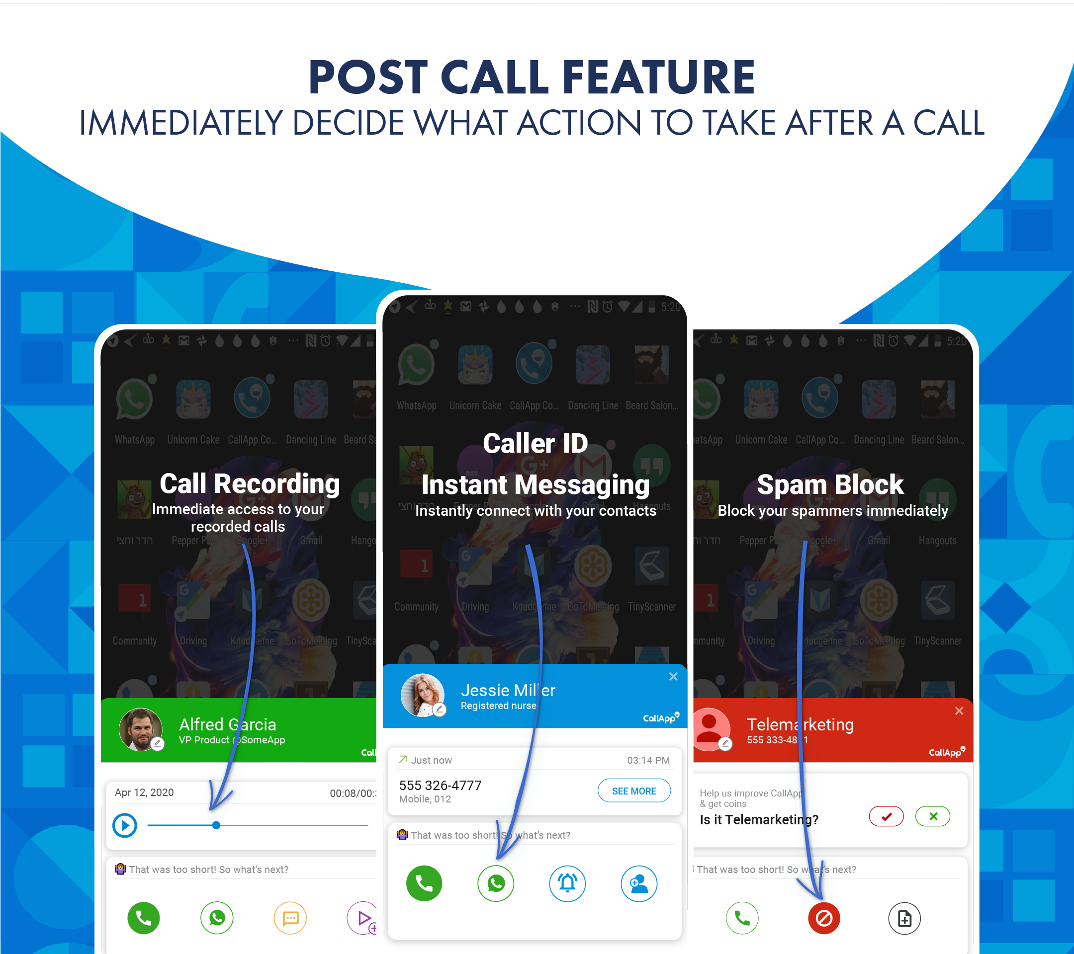 اسکرین شات 6 برنامه CallApp: Caller ID & Block