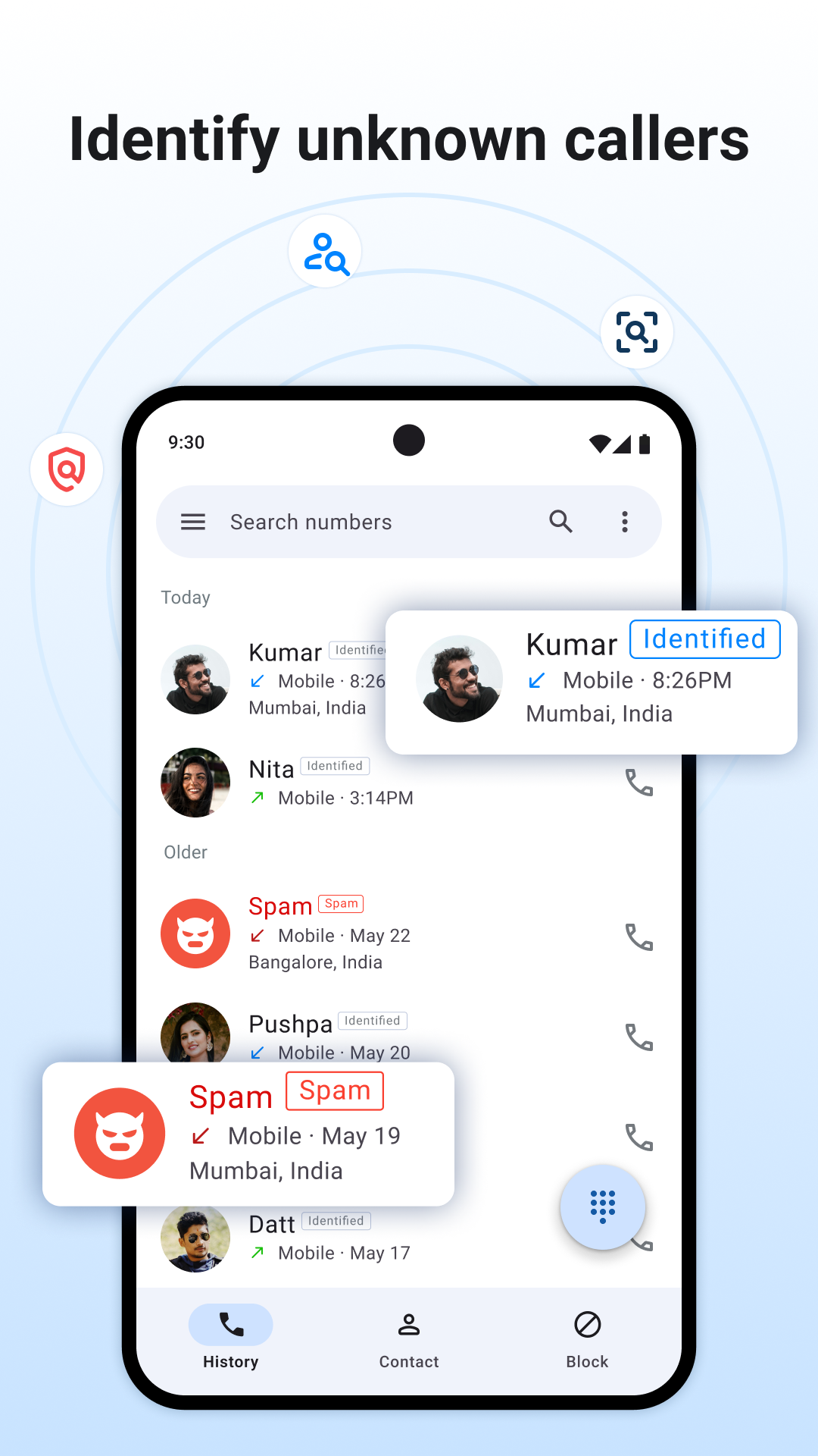 اسکرین شات 4 برنامه Caller ID, Phone Number Lookup