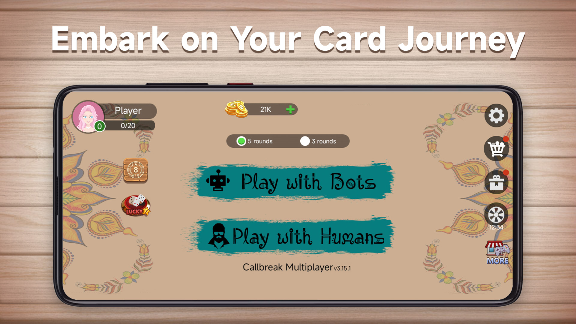 اسکرین شات 1 بازی Callbreak Master - Card Game