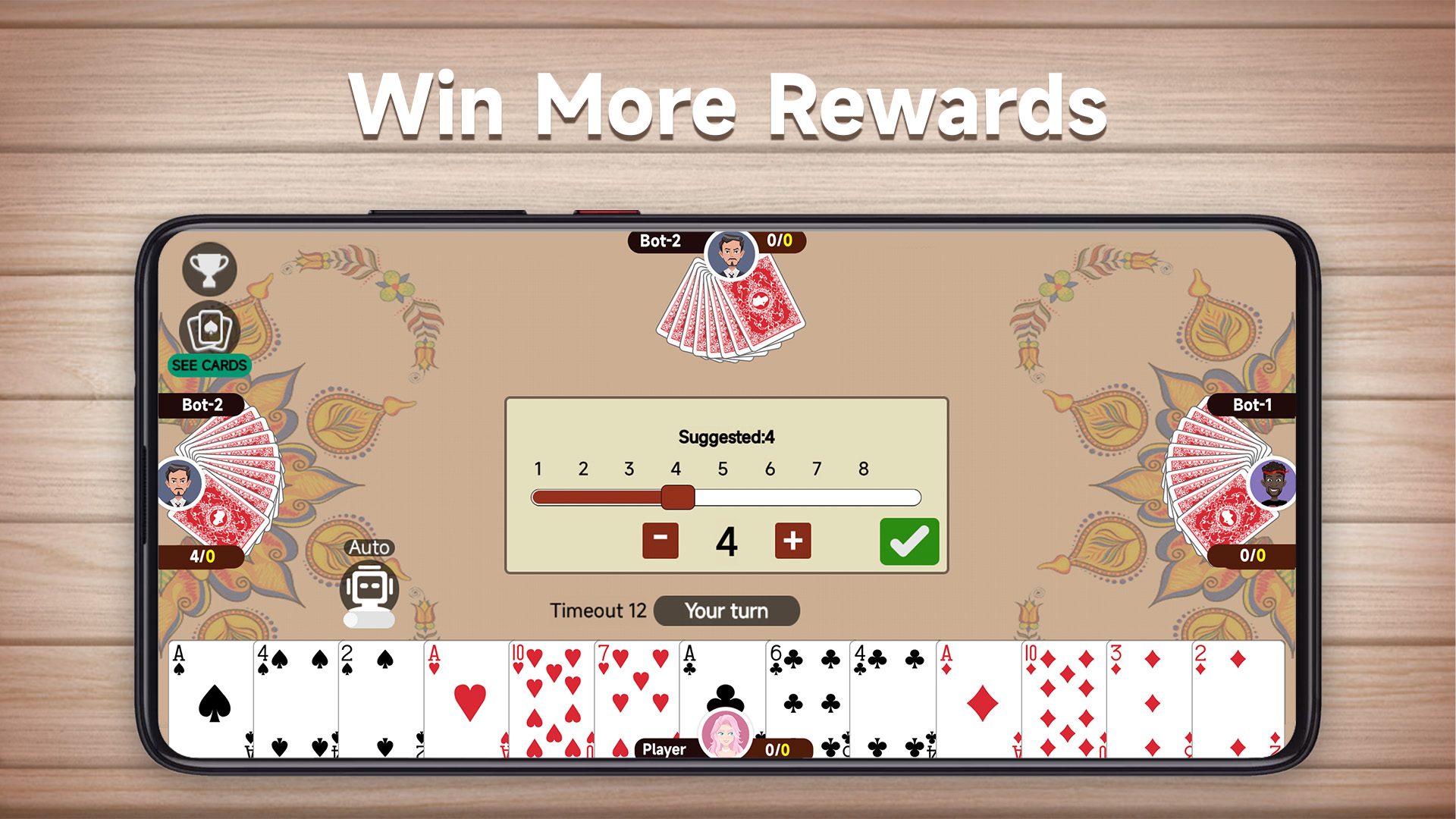 اسکرین شات 4 بازی Callbreak Master - Card Game