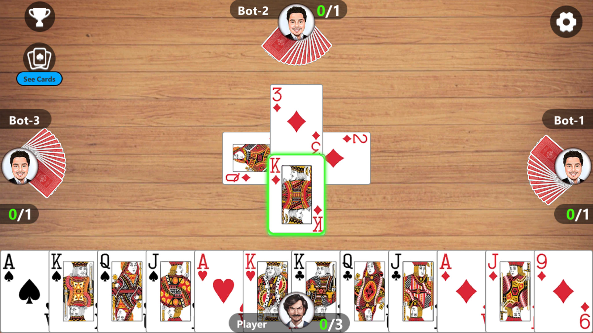 اسکرین شات 2 بازی Callbreak Master 3 - Card Game