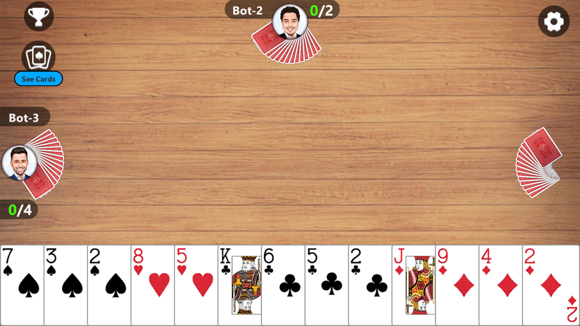 اسکرین شات 4 بازی Callbreak Master 3 - Card Game