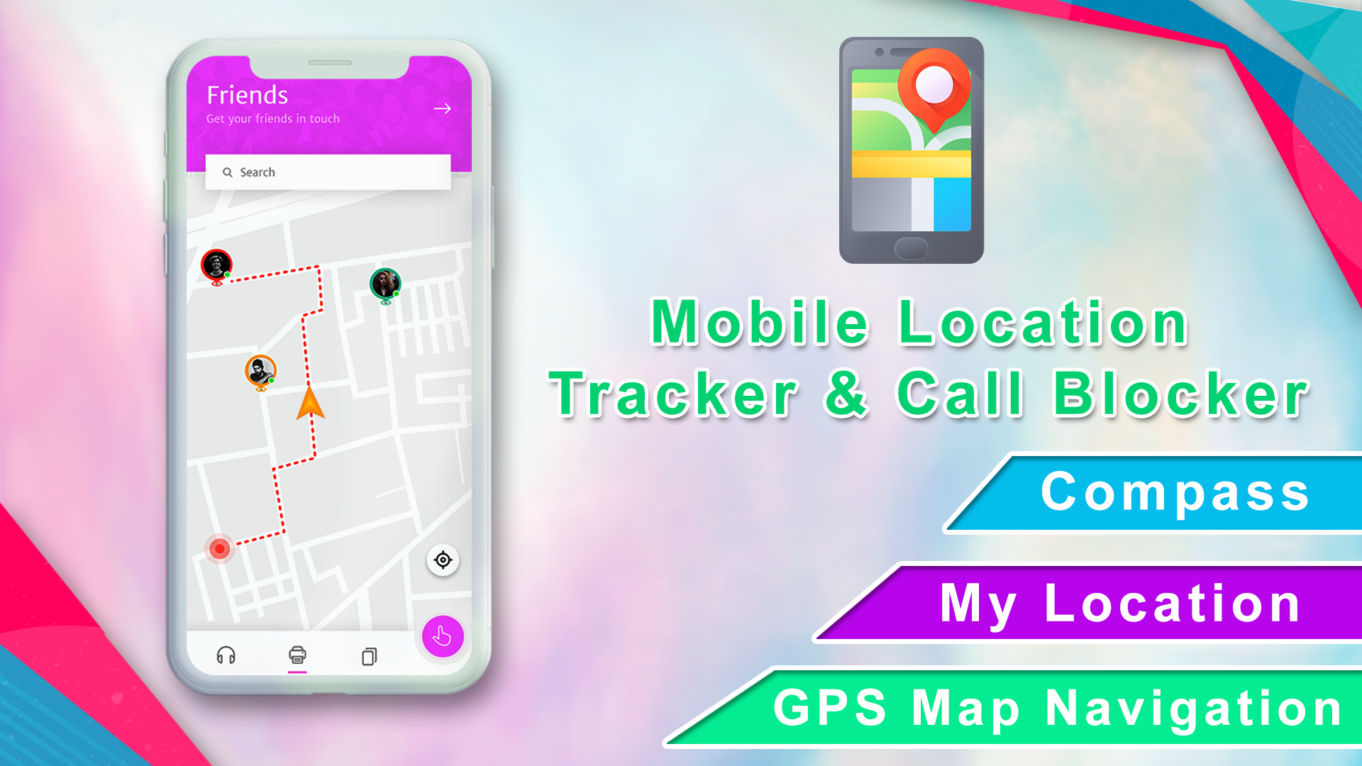 اسکرین شات 2 برنامه Mobile Location Tracker