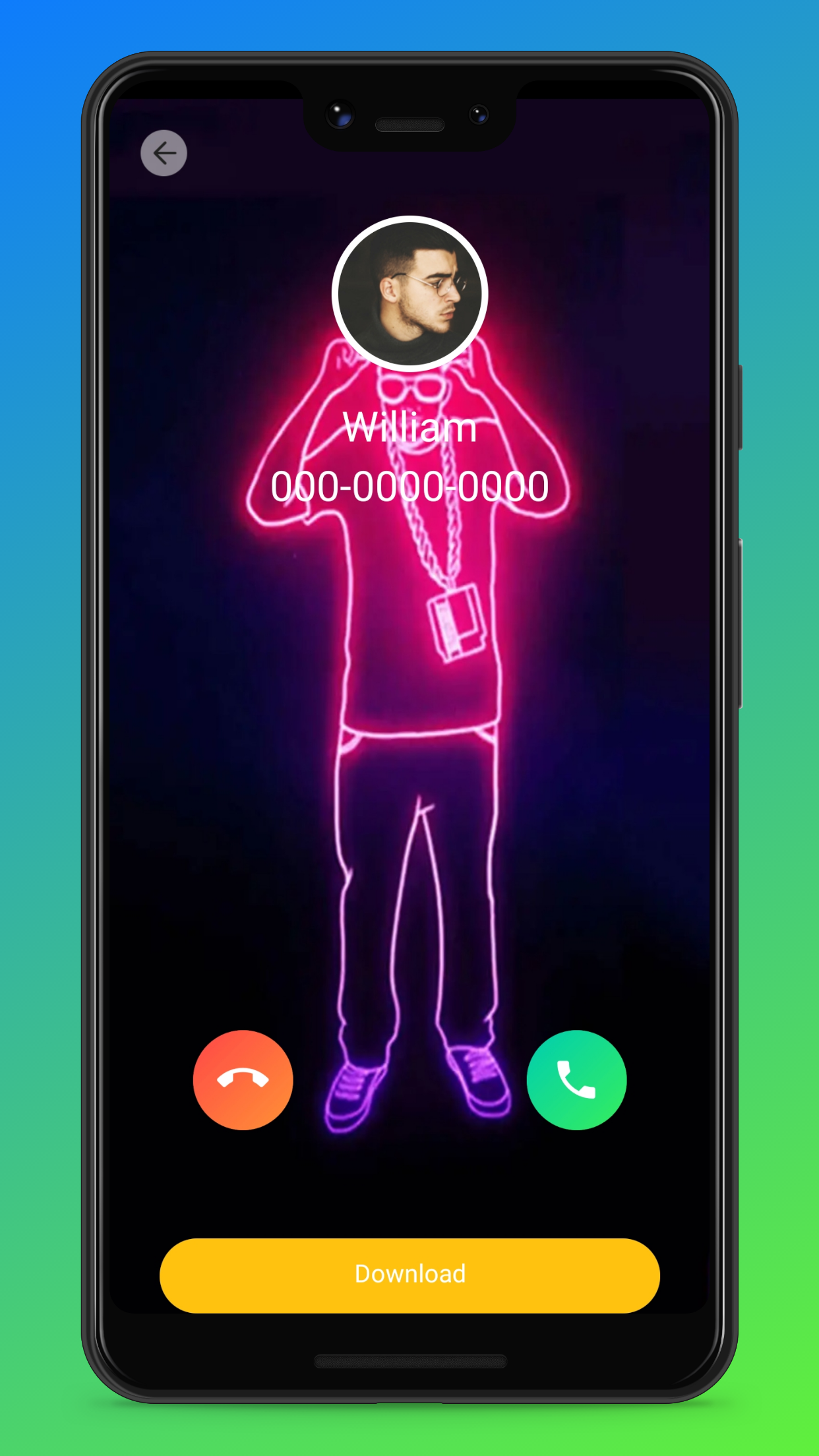 اسکرین شات 4 برنامه Call Flash - Color Flash