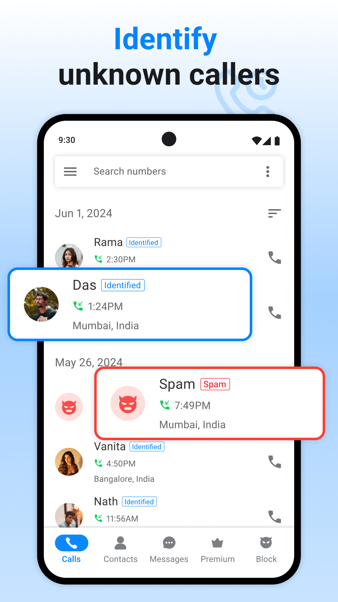 اسکرین شات 4 برنامه Caller ID, Phone Dialer, Block