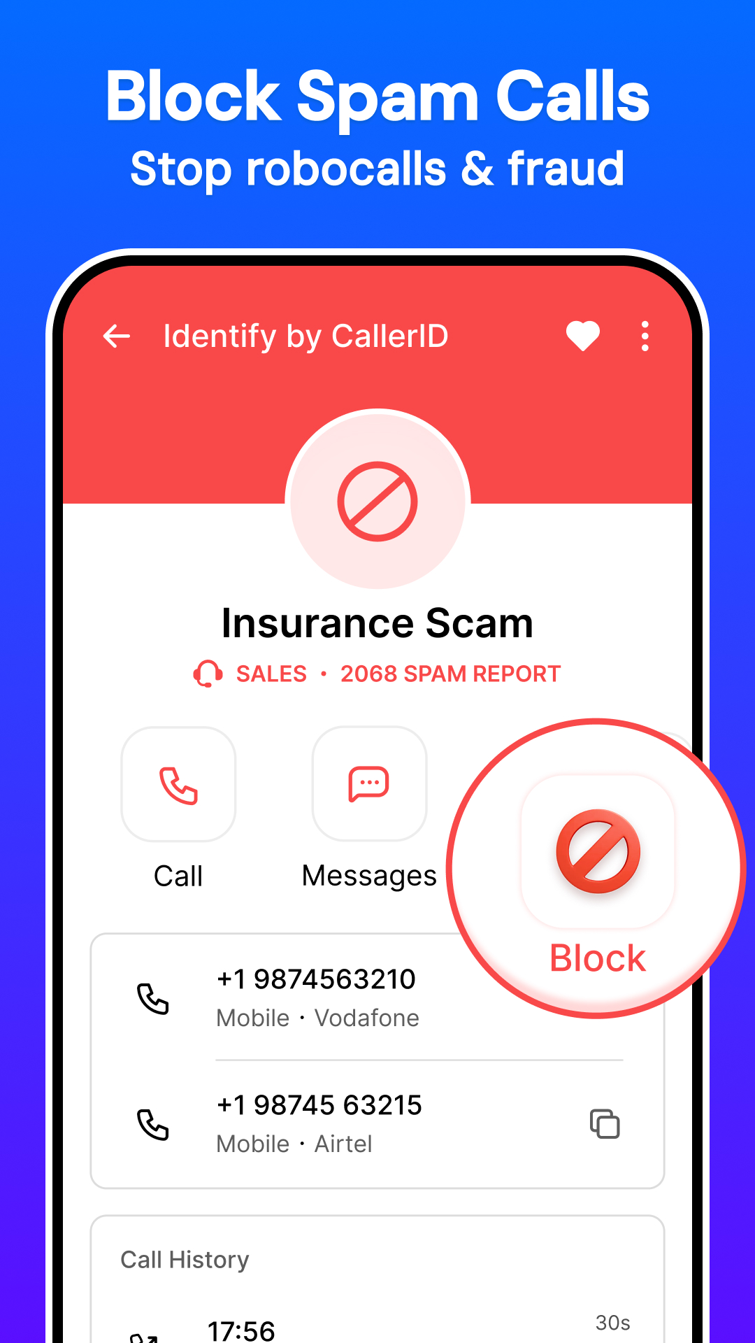 اسکرین شات 2 برنامه Callit: Caller ID, Block & SMS