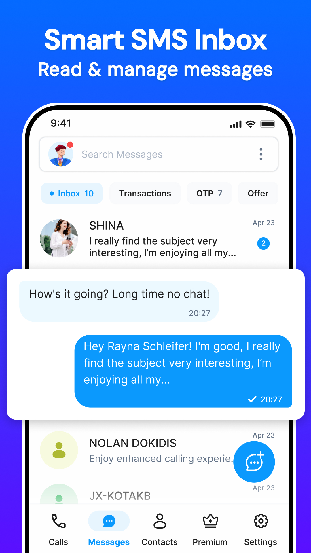 اسکرین شات 3 برنامه Callit: Caller ID, Block & SMS