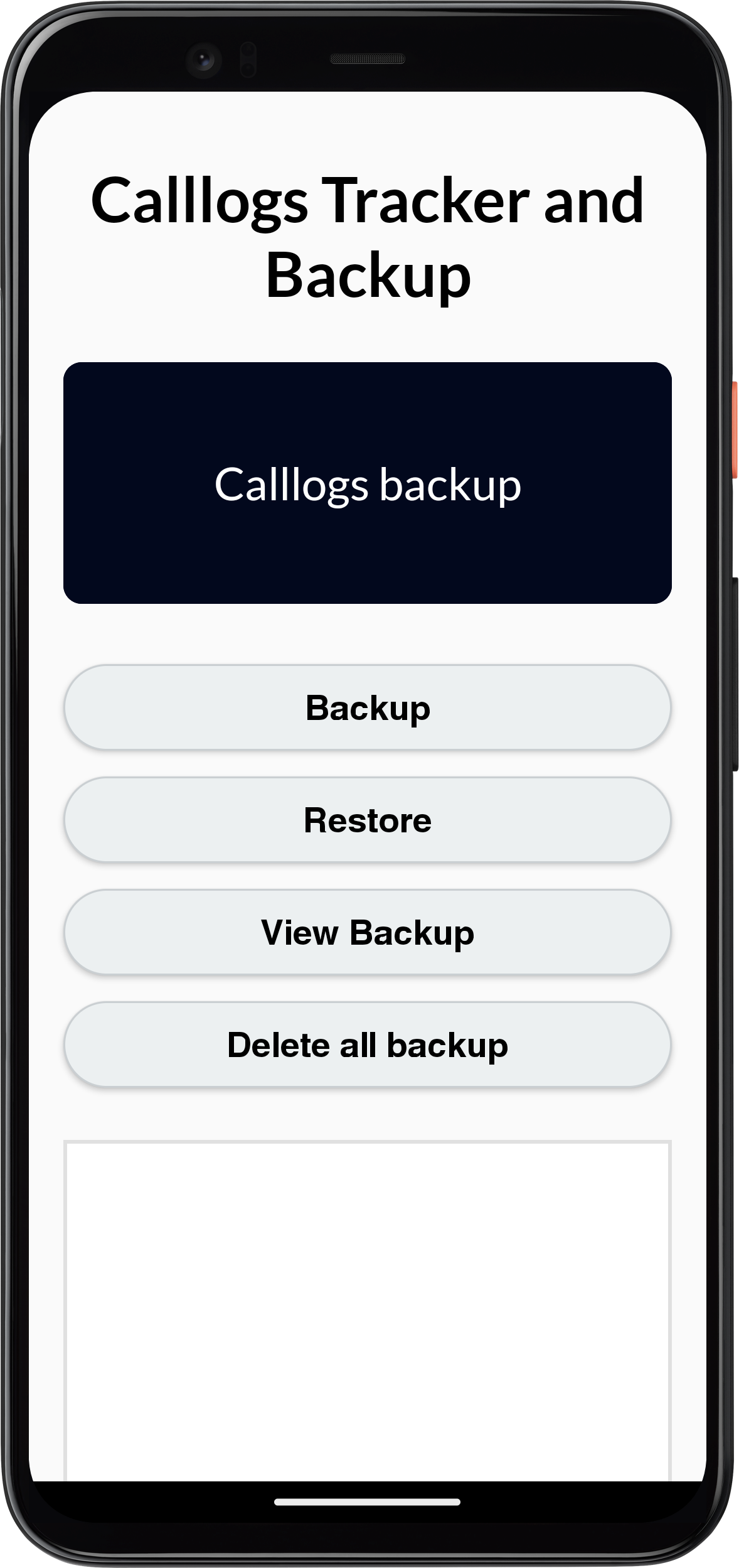 اسکرین شات 8 برنامه Call Log and sms manager